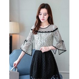 blouse brukat korea T4435