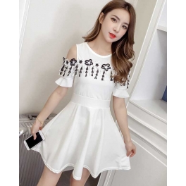 dress wanita import D4925