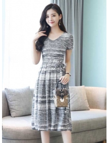 midi dress korea D4928