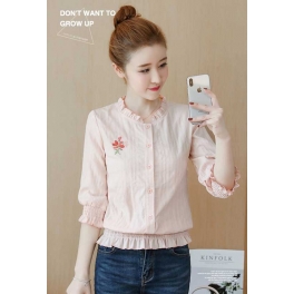 blouse korea T4485