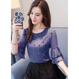 blouse korea T4493