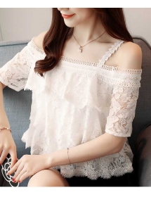 blouse brukat korea T4497