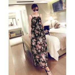 long dress chiffon D4962