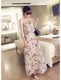 long dress chiffon D4963