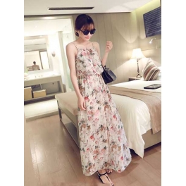 long dress chiffon D4963