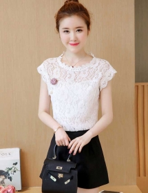 blouse brukat korea T4503