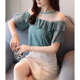 blouse brukat korea T4526