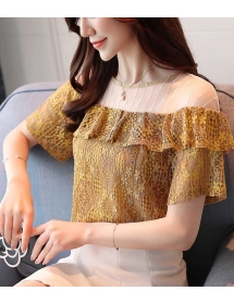 blouse brukat korea T4529