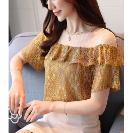 blouse brukat korea T4529