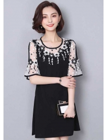 dress wanita import D4997