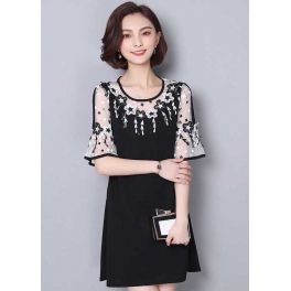 dress wanita import D4997