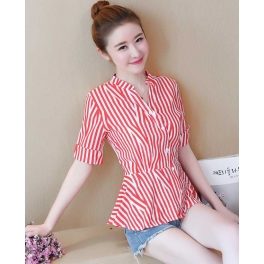 kemeja wanita import T4546