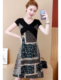 dress wanita import D5015