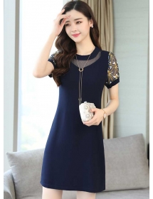 dress wanita import D5016