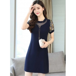 dress wanita import D5016