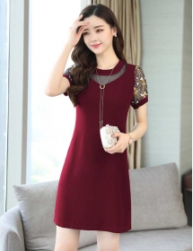 dress wanita import D5017