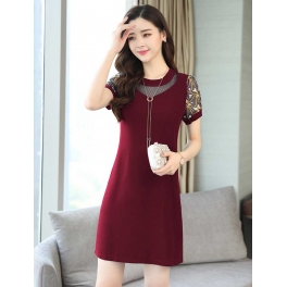 dress wanita import D5017