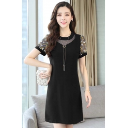 dress wanita import D5018