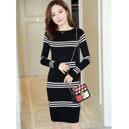 dress rajut import D5026