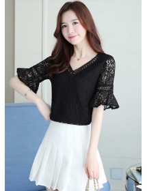 blouse brukat korea T4579