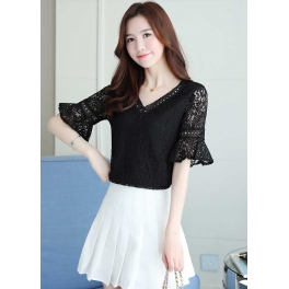 blouse brukat korea T4579