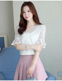 blouse brukat korea T4581