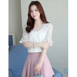 blouse brukat korea T4581