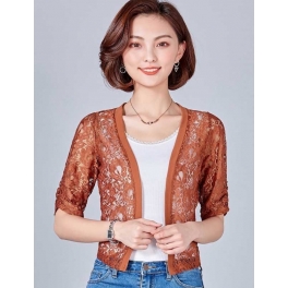 cardigan brukat T4605