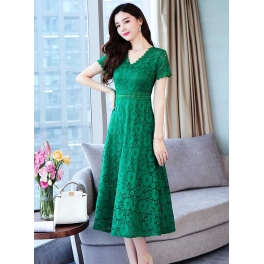 midi dress korea D5059