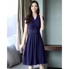 midi dress korea D5060