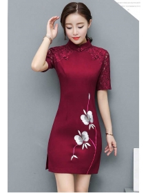 dress cheongsam D5064