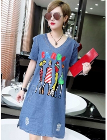 dress denim D5070