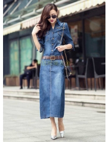 long dress denim D5124