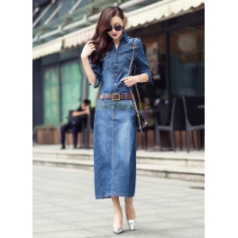 long dress denim D5124