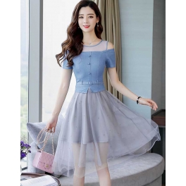 midi dress korea D5150