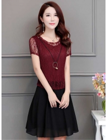 dress wanita import D5178