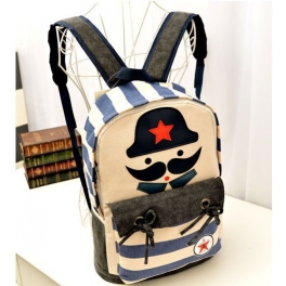 tas ransel wanita motif kumis Bag469