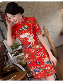 dress cheongsam D5197