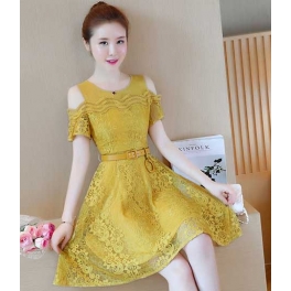 dress brukat korea D5200