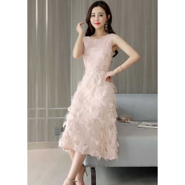 dress pesta korea D5204