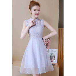 dress cheongsam brukat D5212