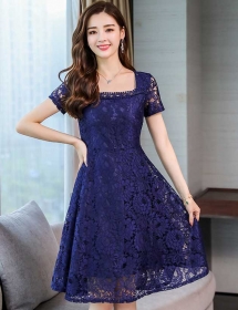 dress brukat korea D5255