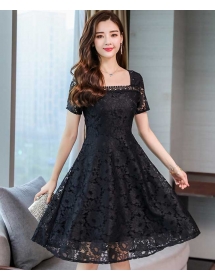 dress brukat korea D5256