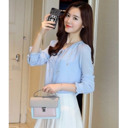 blouse korea T4825