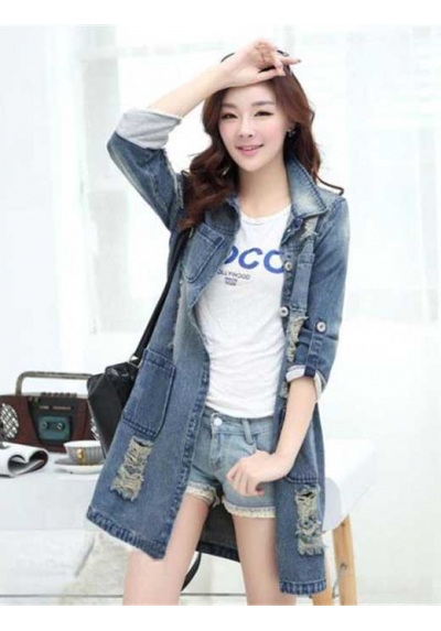 jaket denim import T4833