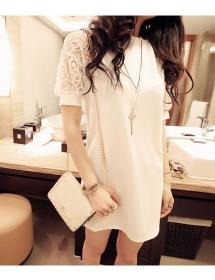 dress wanita korea D874