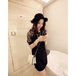 dress wanita korea D875