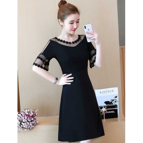 dress wanita import D5306