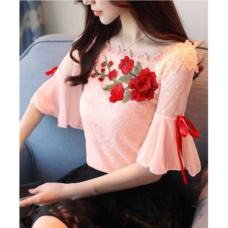 blouse korea T4841