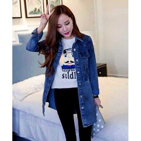 jaket denim import T4844